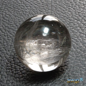 レインボー水晶丸玉・天然水晶丸玉(玉-球) 45ミリ玉 Q-08-7