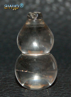 水晶(針水晶) 瓢箪 (ひょうたん) Q-15-7